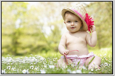 

Baby With Cute Hat Poster Paper Print on fine art paper 13x19 Fine Art Print(19 inch X 13 inch, Rolled)