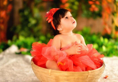 

cute lovely baby girl on LARGE PRINT 36X24 INCHES Photographic Paper(36 inch X 24 inch, Rolled)