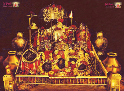 

Maa Vaishno Devi wallpaper Digital Painting 2 on LARGE PRINT 36X24 INCHES Photographic Paper(36 inch X 24 inch, Rolled)