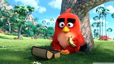 

red angry birds movie wallpaper on LARGE PRINT 36X24 INCHES Photographic Paper(24 inch X 36 inch, Rolled)