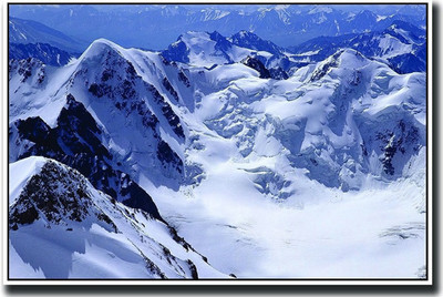 

Snow cold mountains on LARGE PRINT 36X24 INCHES Photographic Paper(36 inch X 24 inch, Rolled)