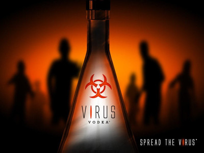 

Virus Vodka Wallpaper Poster on LARGE PRINT 36X24 INCHES Photographic Paper(36 inch X 24 inch, Rolled)