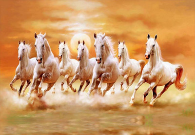 

HORSE ASTROLOGY ODD NUMBER poster on LARGE PRINT 36X24 INCHES Photographic Paper(36 inch X 24 inch, Rolled)
