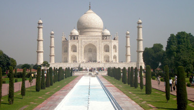 

Taj Mahal The Symbol of Love Wallpaper poster on LARGE PRINT 36X24 INCHES Photographic Paper(24 inch X 36 inch, Rolled)