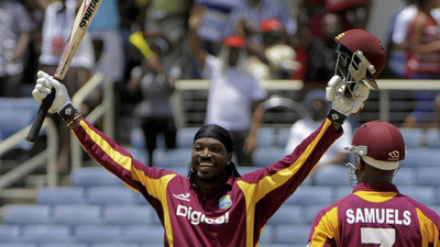 

Chris gayle wallpapers on LARGE PRINT 36X24 INCHES Photographic Paper(36 inch X 24 inch, Rolled)