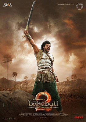 

Prabhas Baahubali Movie Wallpapers Ultra HD2 on LARGE PRINT 36X24 INCHES Photographic Paper(36 inch X 24 inch, Rolled)