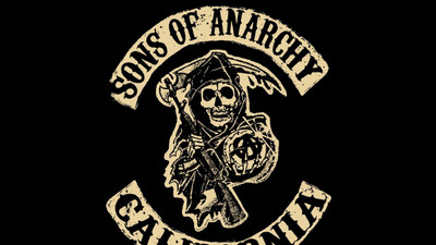 

sons of anarchy tv series logo california on fine art paper 13x19 Paper Print(19 inch X 13 inch, Rolled)