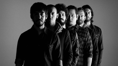 

linkin park rock band bw on LARGE PRINT 36X24 INCHES Photographic Paper(36 inch X 24 inch, Rolled)