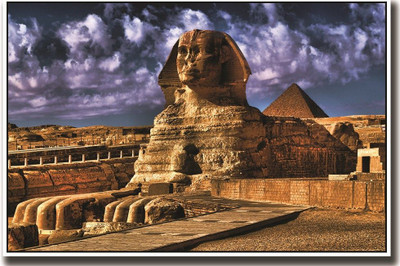 

Beautiful sphinx in Egypt Fine Art Paper Poster on fine art paper 13x19 Fine Art Print(19 inch X 13 inch, Rolled)