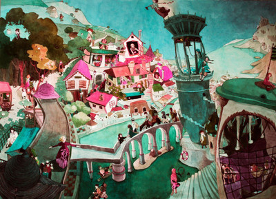 

modern art city culture ON LARGE PRINT 36X24 INCHES Photographic Paper(36 inch X 24 inch, Rolled)