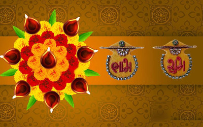 

shubh labh poster on fine art paper 13x19 Paper Print(19 inch X 13 inch, Rolled)