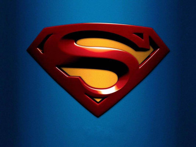 

Comics Superman Superman Logo on LARGE PRINT 36X24 INCHES Photographic Paper(36 inch X 24 inch, Rolled)