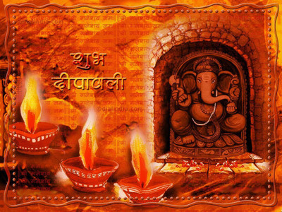 

shubh diwali wallpaper poster on fine art paper 13x19 Paper Print(19 inch X 13 inch, Rolled)
