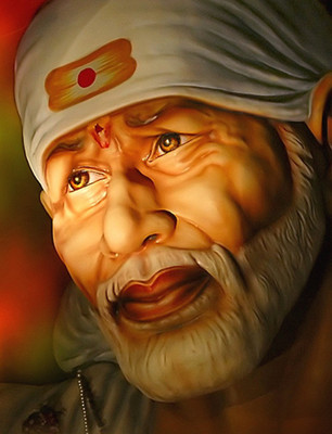 

Sai baba face poster 5 on LARGE PRINT 36X24 INCHES Photographic Paper(36 inch X 24 inch, Rolled)