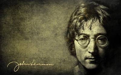 

John lennon (Beatles)Poster Paper Print on LARGE PRINT 36X24 INCHES Photographic Paper(36 inch X 24 inch, Rolled)