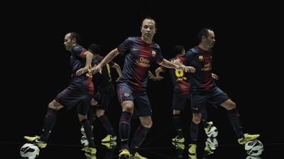 

andres iniesta barca fc barcelona nike sports football cleats on LARGE PRINT 36X24 INCHES Photographic Paper(36 inch X 36 inch, Rolled)