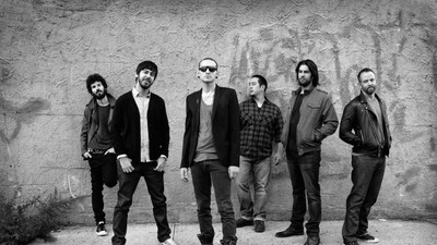 

linkin park band members look wall on fine art paper 13x19 Fine Art Print(19 inch X 13 inch, Rolled)