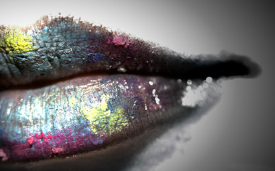 

abstract paintings lips painted HD Wallpaper on Art Paper Fine Art Print(19 inch X 13 inch, Rolled)