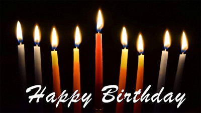 

Happy Birthday Candle HD Background Photos poster on LARGE PRINT 36X24 INCHES Photographic Paper(36 inch X 24 inch, Rolled)