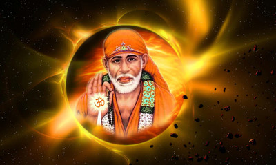 

Sai baba poster 3 on LARGE PRINT 36X24 INCHES Photographic Paper(24 inch X 36 inch, Rolled)