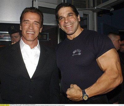 

arnold schwarzenegger lou ferrigno actors bodybuilding on fine art paper 13x19 Fine Art Print(19 inch X 13 inch, Rolled)