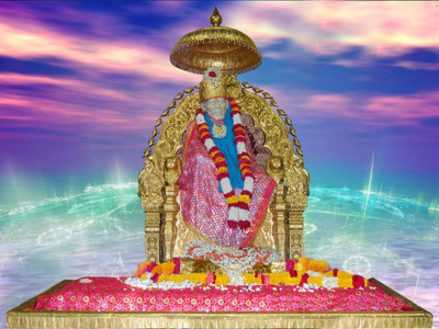 

Wall Paper Saibaba poster on quality paper 13x19 Paper Print(19 inch X 13 inch, Rolled)