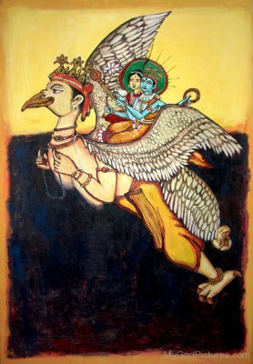 

vishnu ji Bhagwan poster on LARGE PRINT 36X24 INCHES Photographic Paper(36 inch X 24 inch, Rolled)