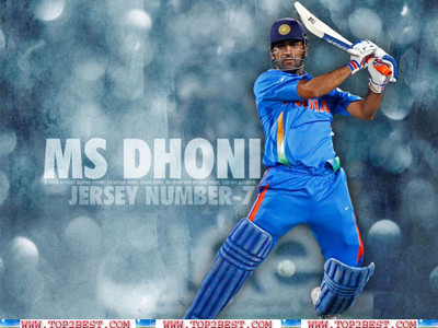 

MS DHONI indian cricket-team poster on fine art paper 13x19 Fine Art Print(19 inch X 13 inch, Rolled)