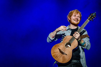 

Music Ed Sheeran Singer English Guitar on LARGE PRINT 36X24 INCHES Photographic Paper(36 inch X 24 inch, Rolled)