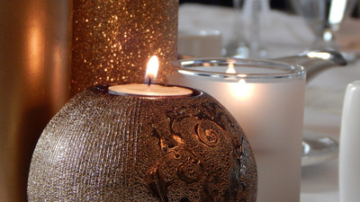 

candle decoration glitter poster on LARGE PRINT 36X24 INCHES Photographic Paper(36 inch X 24 inch, Rolled)