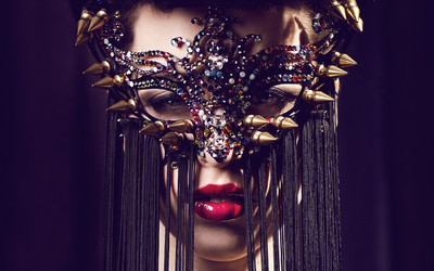 

fashion image face decoration poster artistic on LARGE PRINT 36X24 INCHES Photographic Paper(36 inch X 24 inch, Rolled)