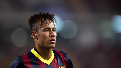 

neymar brazilian footballer barcelona on fine art paper 13x19 Paper Print(19 inch X 13 inch, Rolled)