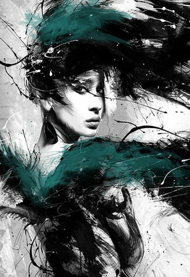 

Digital Painting gorgious girl Poster Wallpaper on LARGE PRINT 36X24 INCHES Photographic Paper(36 inch X 24 inch, Rolled)