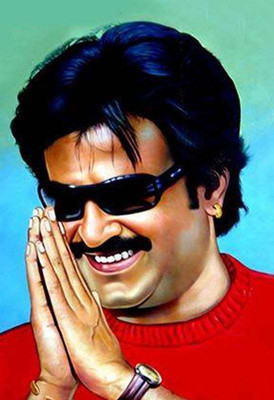 

Rajinikanth - A Digital Painting-14 poster on fine art paper 13x19 Fine Art Print(19 inch X 13 inch, Rolled)