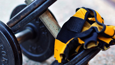 

dumbbells gloves sport on LARGE PRINT 36X24 INCHES Photographic Paper(24 inch X 36 inch, Rolled)