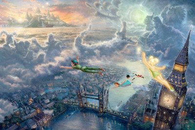 

Peter Pan Disney Fine Art Paper Print Poster on fine art paper 13x19 Fine Art Print(19 inch X 13 inch, Rolled)
