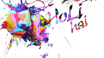 

Holi Hai Indian Color Festival Wallpapers poster on LARGE PRINT 36X24 INCHES Photographic Paper(36 inch X 24 inch, Rolled)