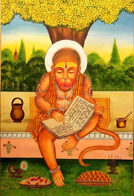 

Ram Bhakth Hanuman Ji - 5 HD Quality poster on fine art paper 13x19 Fine Art Print(19 inch X 13 inch, Rolled)