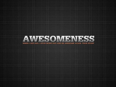 

Awesomeness Poster Paper on LARGE PRINT 36X24 INCHES Photographic Paper(24 inch X 36 inch, Rolled)