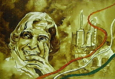 

Future Art Painting with Dr. A.P.J. Abdul Kalam poster on LARGE PRINT 36X24 INCHES Photographic Paper(36 inch X 24 inch, Rolled)