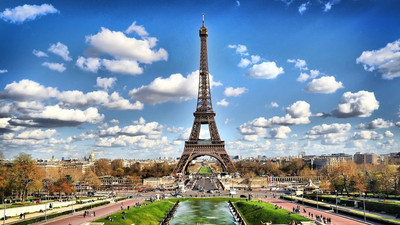 

eiffel tower wallpaper on LARGE PRINT 36X24 INCHES Photographic Paper(24 inch X 36 inch, Rolled)