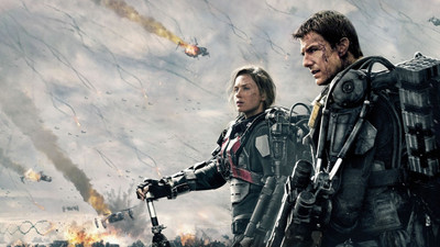 

edge of tomorrow bill cage rita vrataski tom cruise emily blunt poster on fine art paper 13x19 Fine Art Print(19 inch X 13 inch, Rolled)