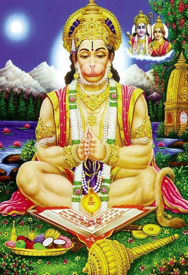 

Hanuman Ji Wall Print - 8 poster on fine art paper 13x19 Fine Art Print(19 inch X 13 inch, Rolled)