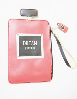 Golden bottle shape mobile pouch Mobile Pouch(Red)