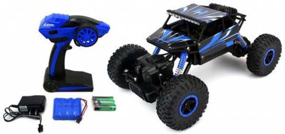 

FlySky Rock Crawler 4WD Rally R/C Car with Multi Function Like-Full Function Pro Steering/(Go Forward and Backward, Turn Left and Right) /Adjustable Front /Wheel Alignment/4 Wheel Drive/High Strength Shocker/Oversized Tires etc.(Multicolor)