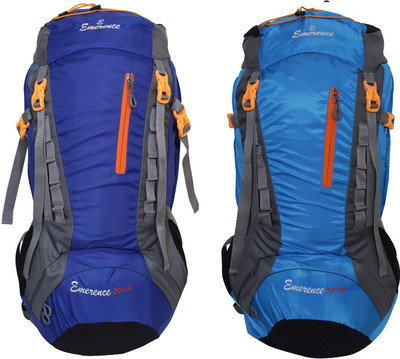 

Emerence 1021 Rucksack, Hiking Backpack 75Lts (Royal Blue & Sky Blue)Set of 2 Rucksack - 75 L(Multicolor)
