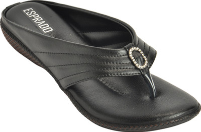 

ESPRADO Women Black Wedges