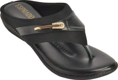 ESPRADO Women Black Flats