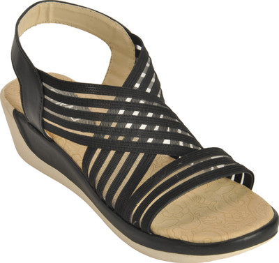 

ESPRADO Women Black Wedges
