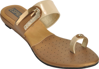 

ESPRADO Women Beige & Brown Flats